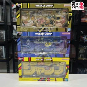 WEEKLY SHONEN JUMP LOGO FIGURE [ONE PIECE] EARLY DAYS EDITION 100 & BLUE 100%
