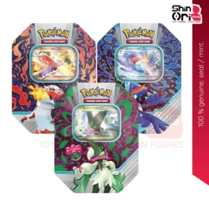 Paldea Partners Tin (Meowscarada Ex, Skeledirge Ex and Quaquaval Ex) (4 Boosters) [TCG] Eng