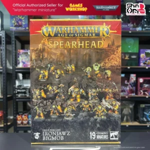 Games Workshop Age of Sigmar SPEARHEAD:ORRUK WARCLANS IRONJAWZ BIGMOB